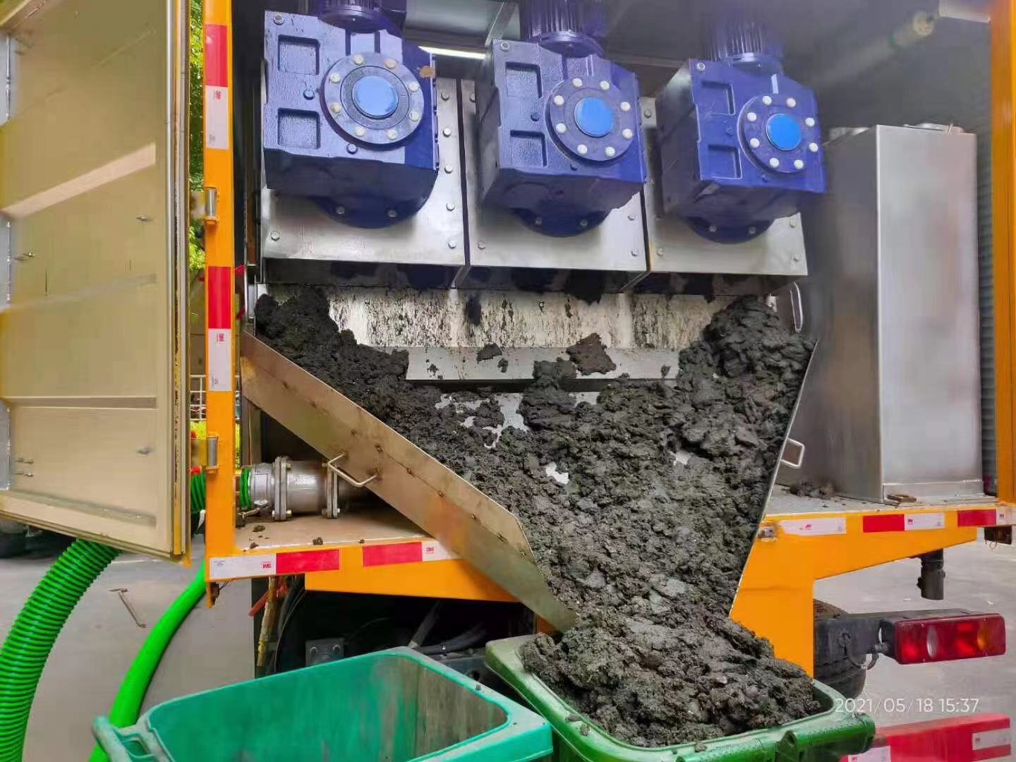 大兴安岭化粪池清掏城市维护站-泥浆净化干湿分离处理